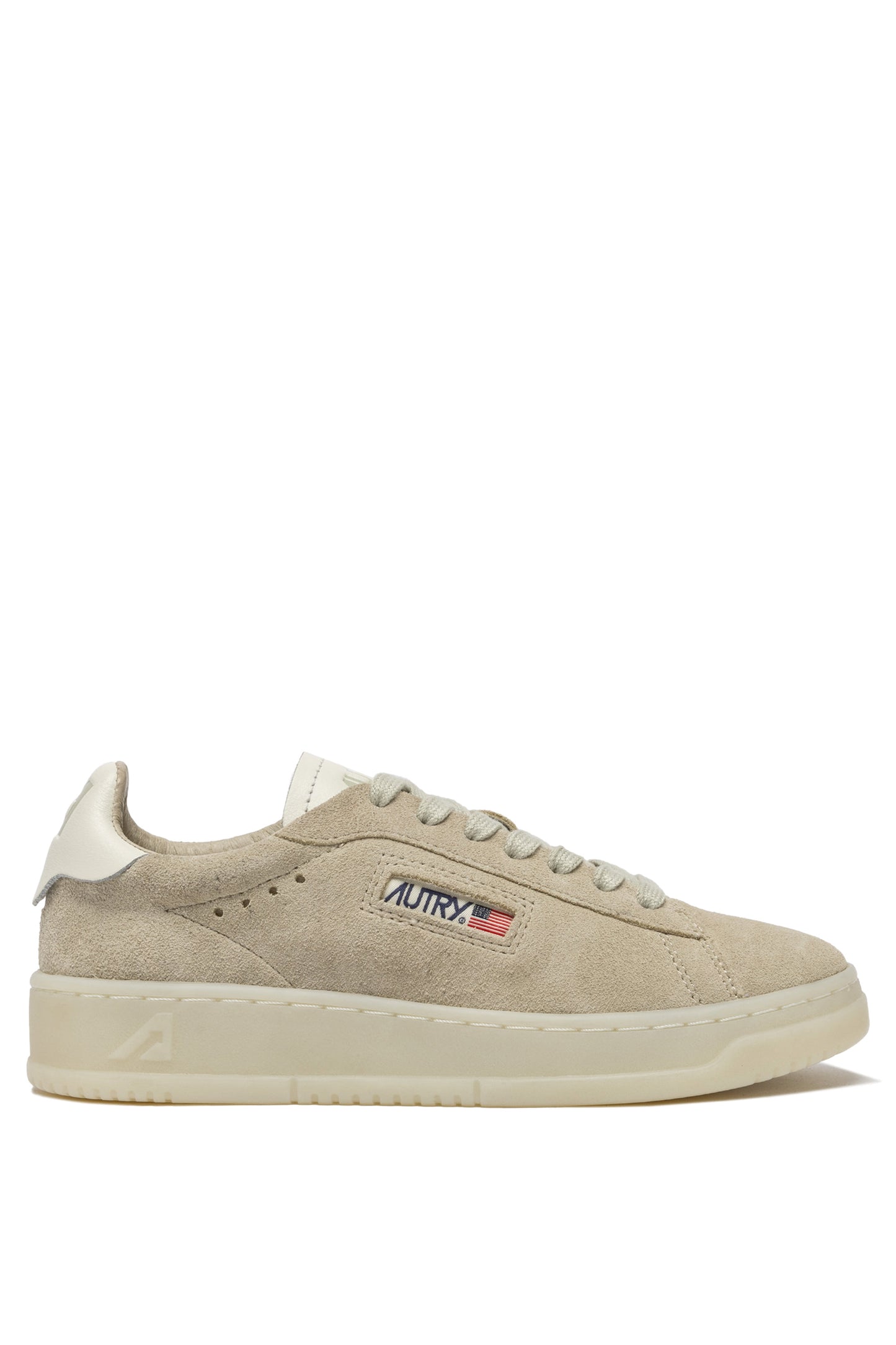 AUTRY SNEAKERS DALLAS LOW IN SUEDE MARSHMALLOW E PAPYRUS