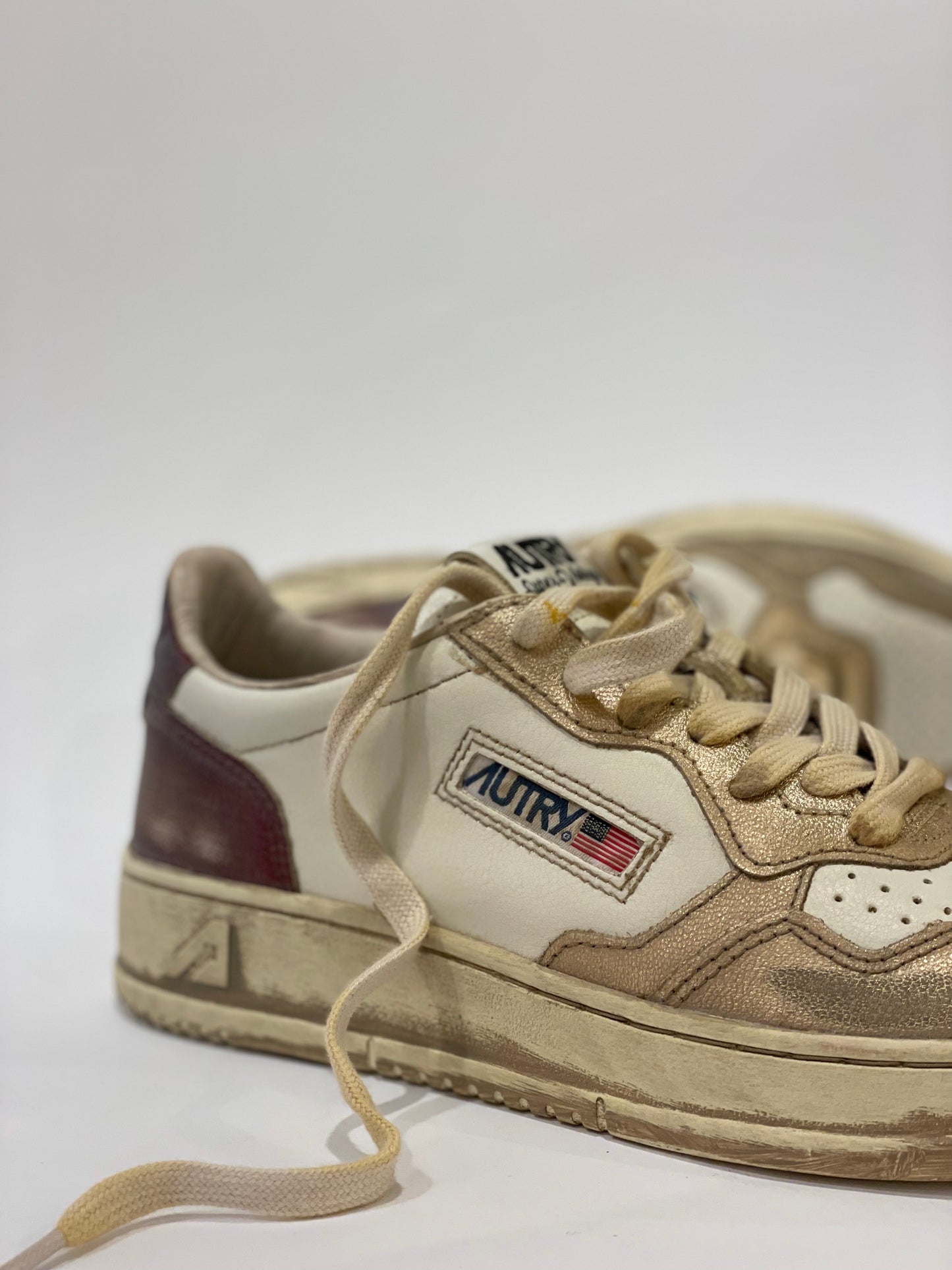 SNEAKERS DONNA AUTRY SUPERVINTAGE GOLD /ROSE