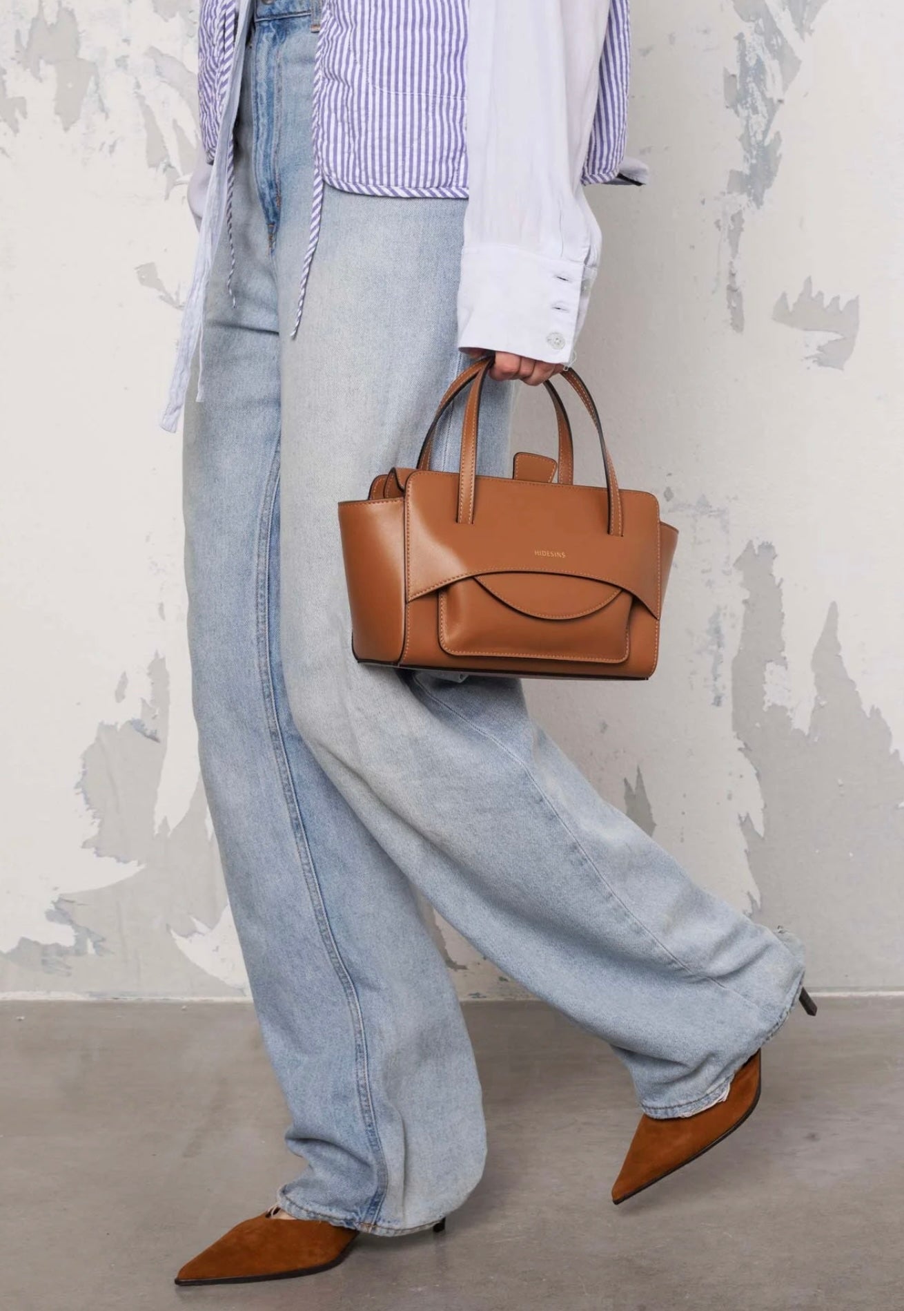 Borsa Flap S caramel