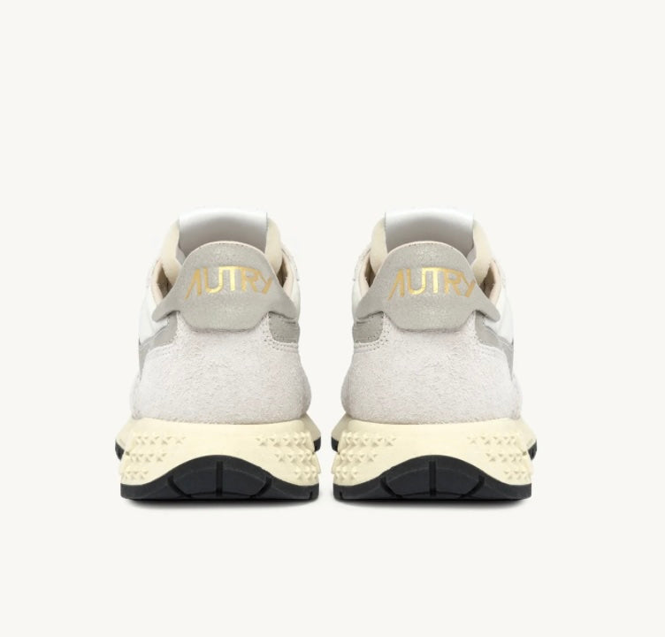 AUTRY SNEAKERS DONNA REELWIND LOW IN NYLON E SUEDE BEIGE