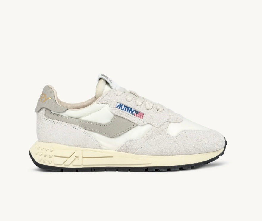 AUTRY SNEAKERS DONNA REELWIND LOW IN NYLON E SUEDE BEIGE