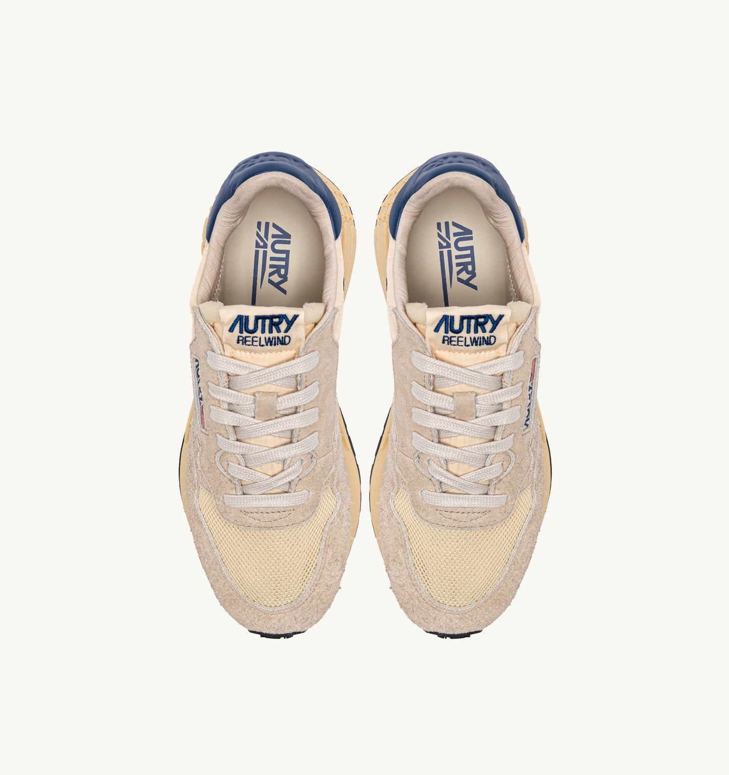 SNEAKERS DONNA AUTRY REELWIND IVORY/BLUE