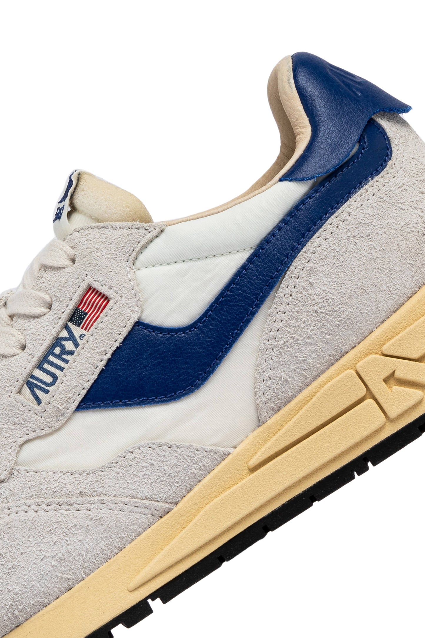 AUTRY SNEAKERS DONNA REELWIND LOW IN NYLON E SUEDE BIANCO E ROYAL