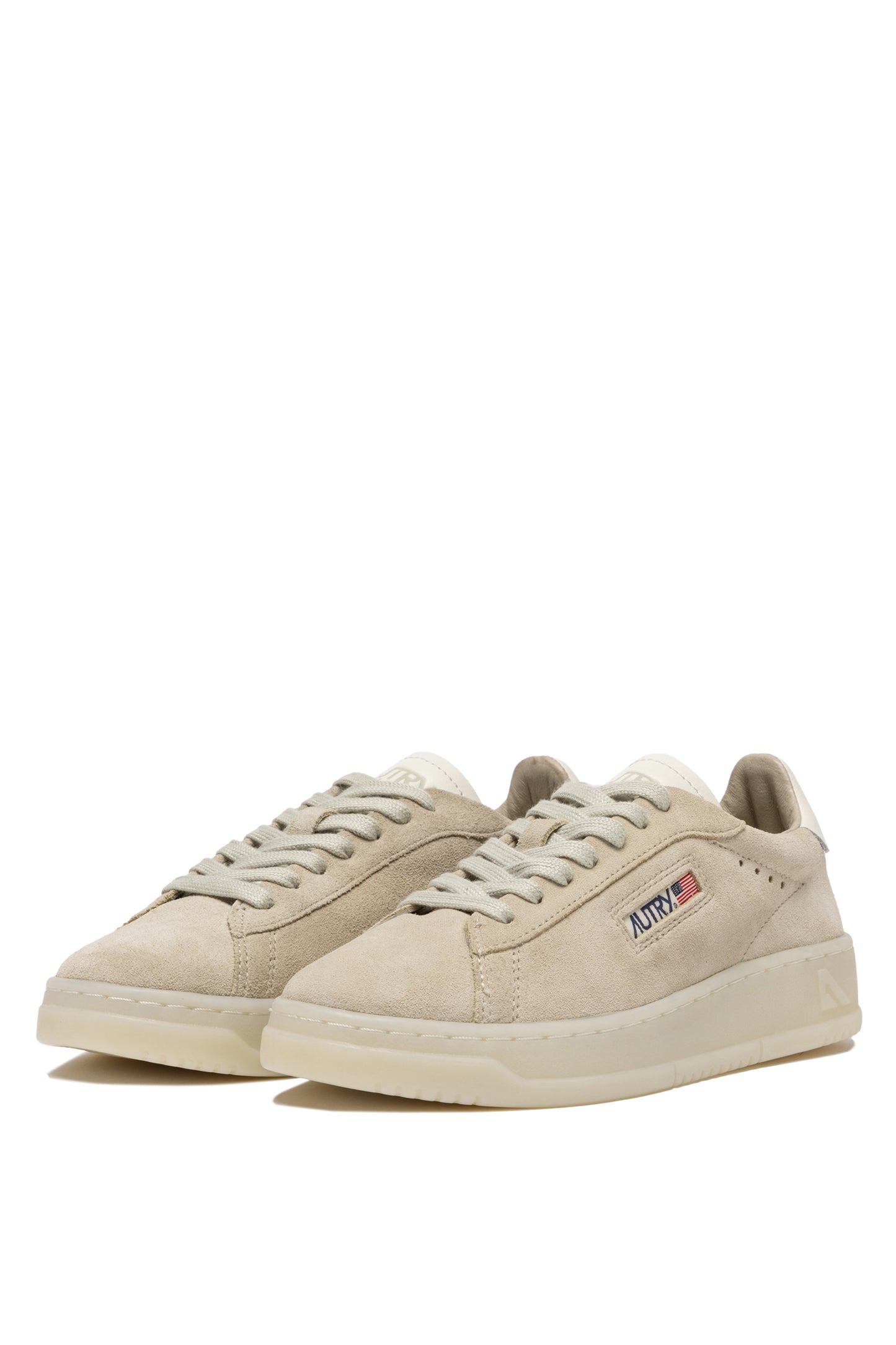 AUTRY SNEAKERS DALLAS LOW IN SUEDE MARSHMALLOW E PAPYRUS
