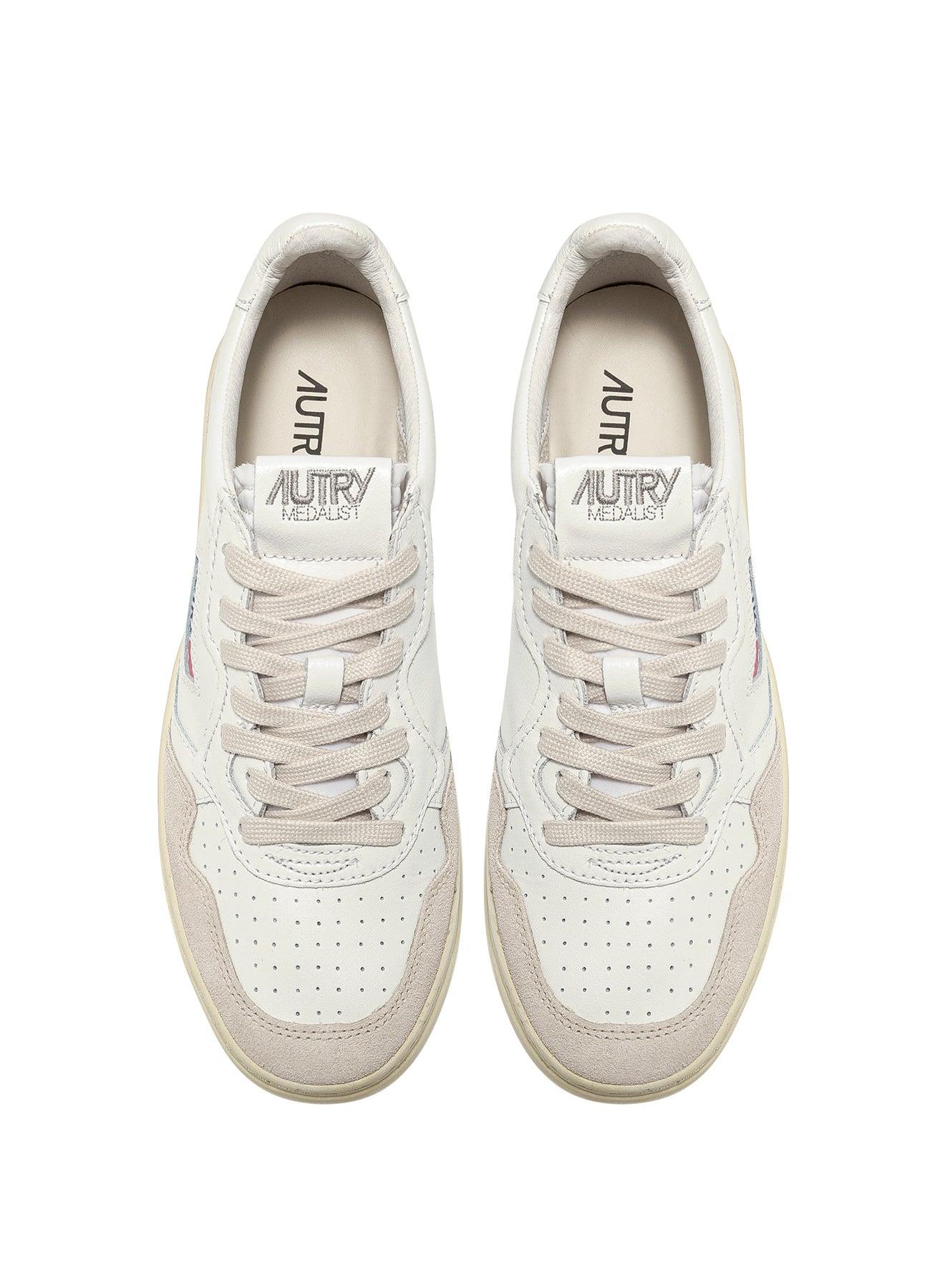 MEDALIST UOMO PELLE E SUEDE TALLONE BIANCO