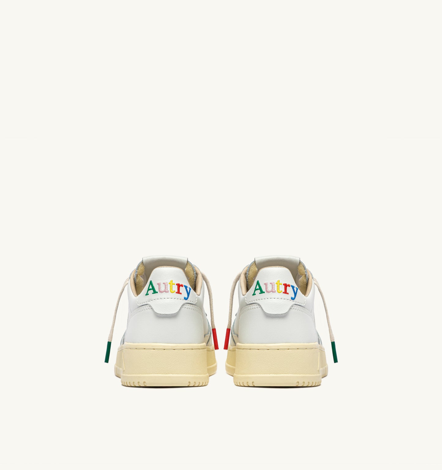 AUTRY DONNA MEDALIST PELLE BIANCA TALLONE BIANCO MULTI