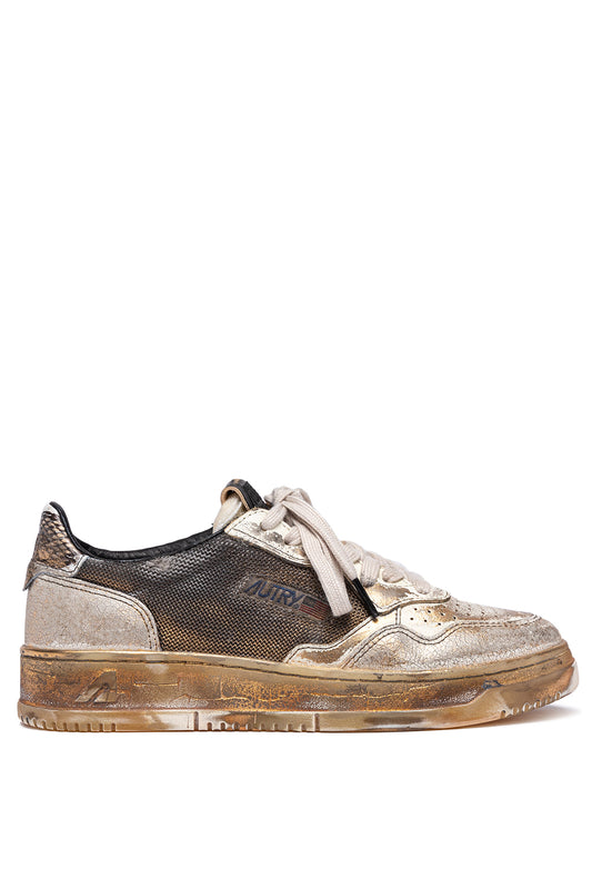 SNEAKERS DONNA AUTRY SUPERVINTAGE GOLD MESH