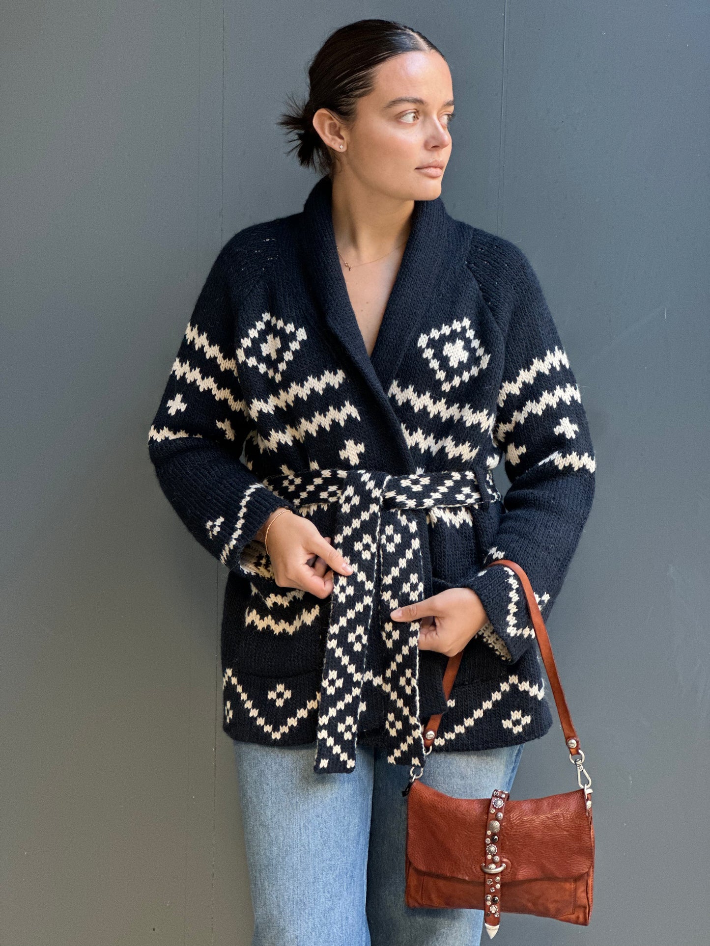 Cardigan reversibile