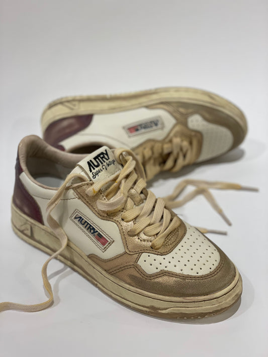 SNEAKERS DONNA AUTRY SUPERVINTAGE GOLD /ROSE