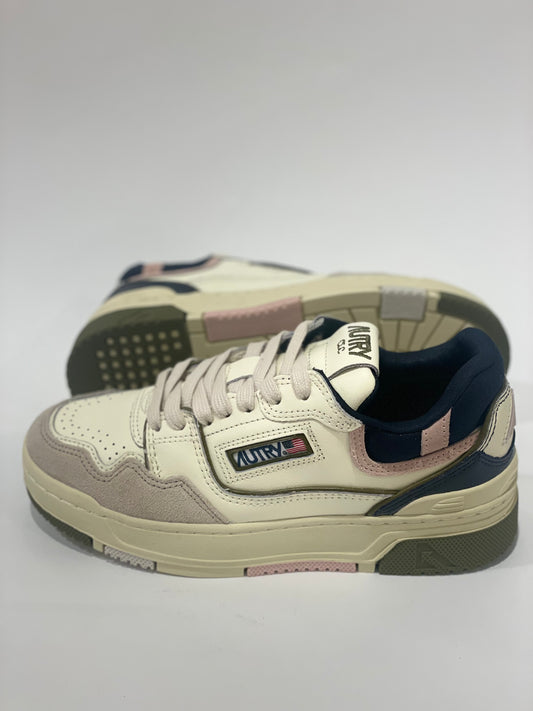 SNEAKERS DONNA AUTRY CLC IN PELLE E SUEDE BLUENIGHT
