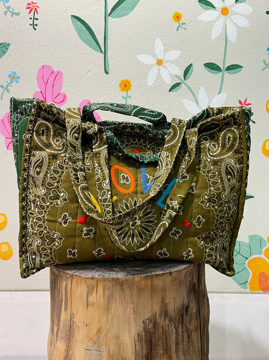 Borsa Bandana Ricamata