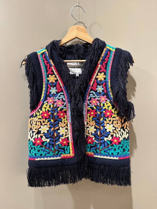 GILET RICAMATO