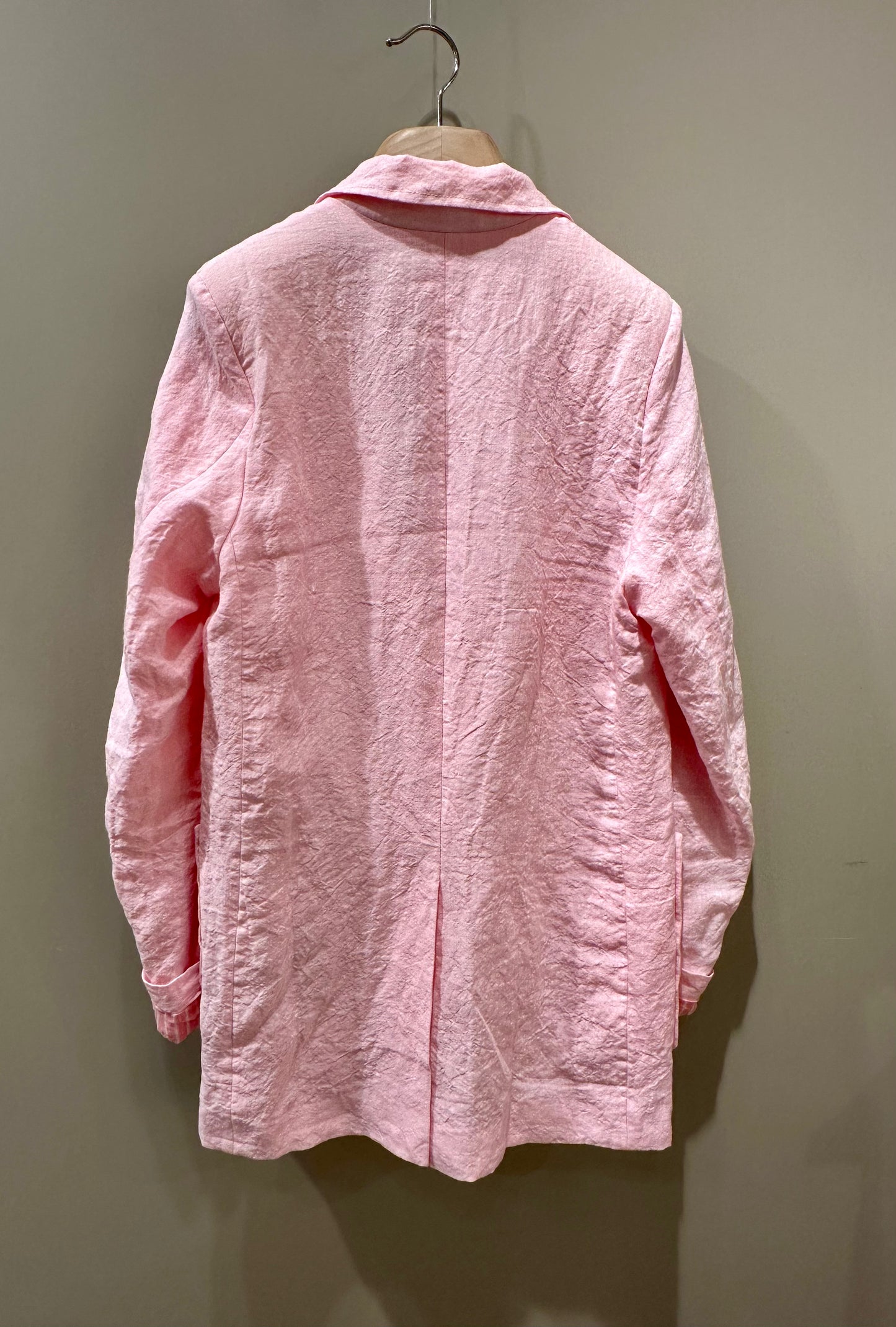 GIACCA IN LINO ROSA