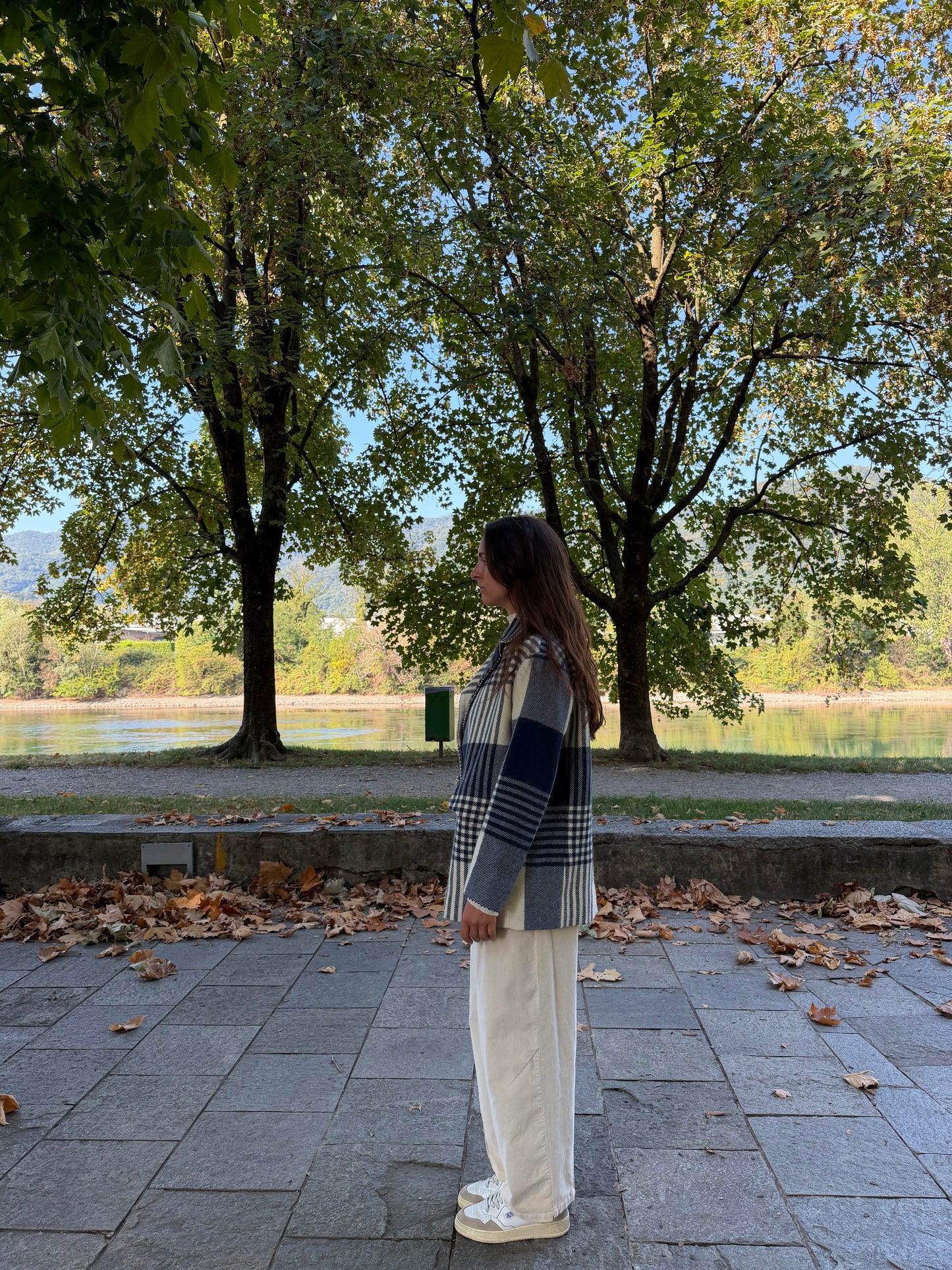 "Pero" Giacca Check Oversized