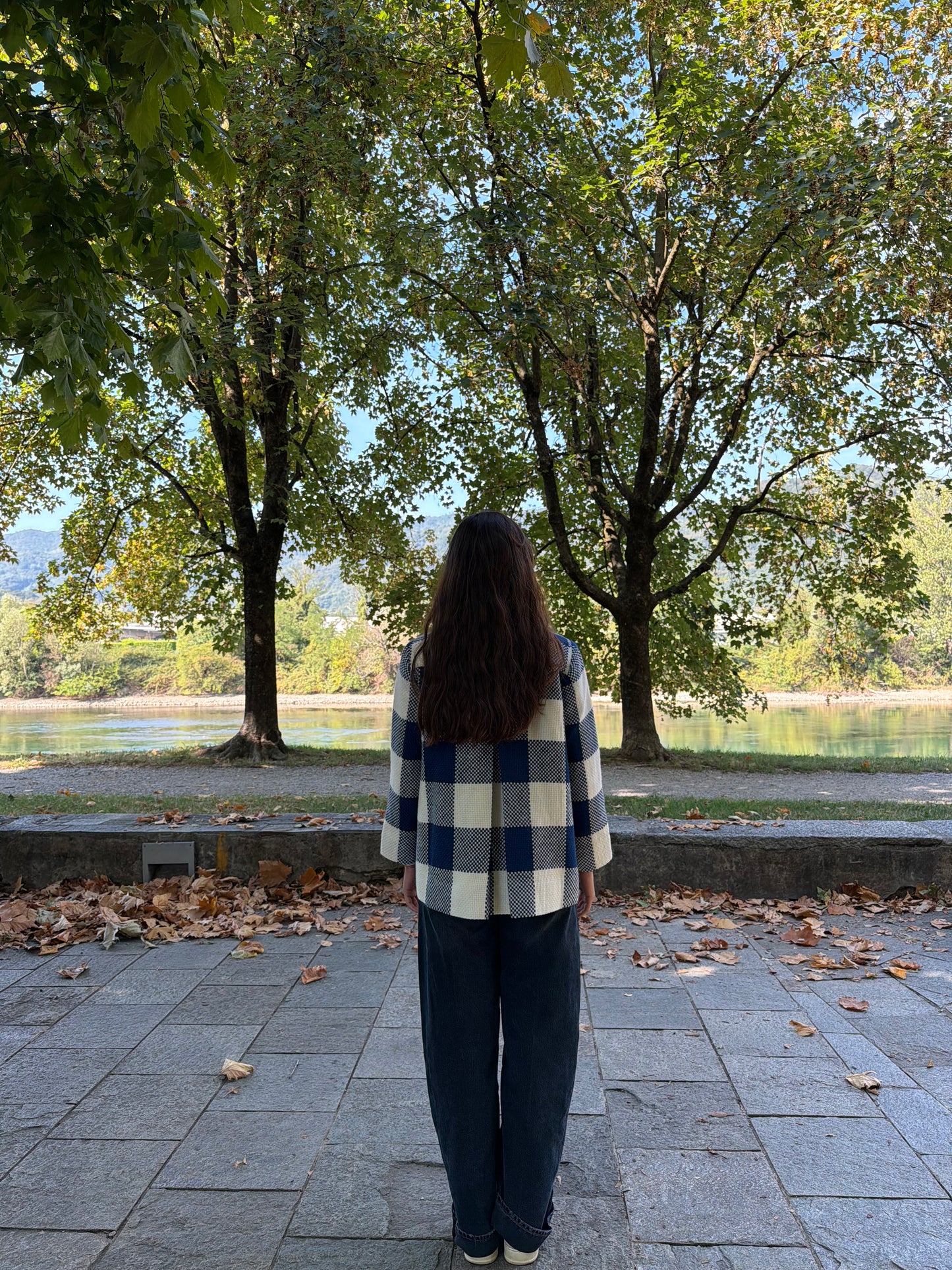 "Pero" Giacchina Tartan reversibile