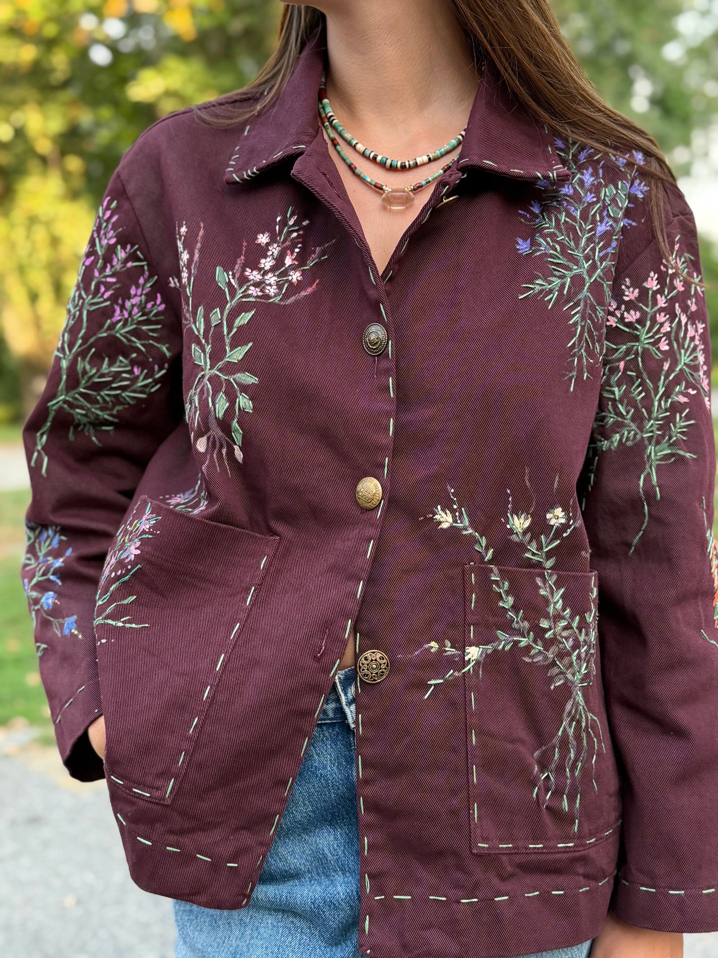 GIACCA ERBARIO BURGUNDY