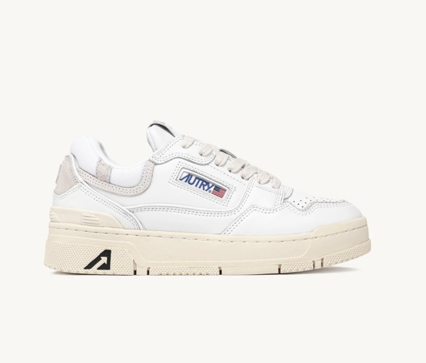 AUTRY SNEAKERS DONNA CLC IN PELLE COLORE BIANCO