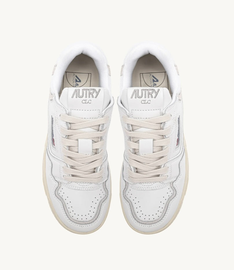 AUTRY SNEAKERS DONNA CLC IN PELLE COLORE BIANCO