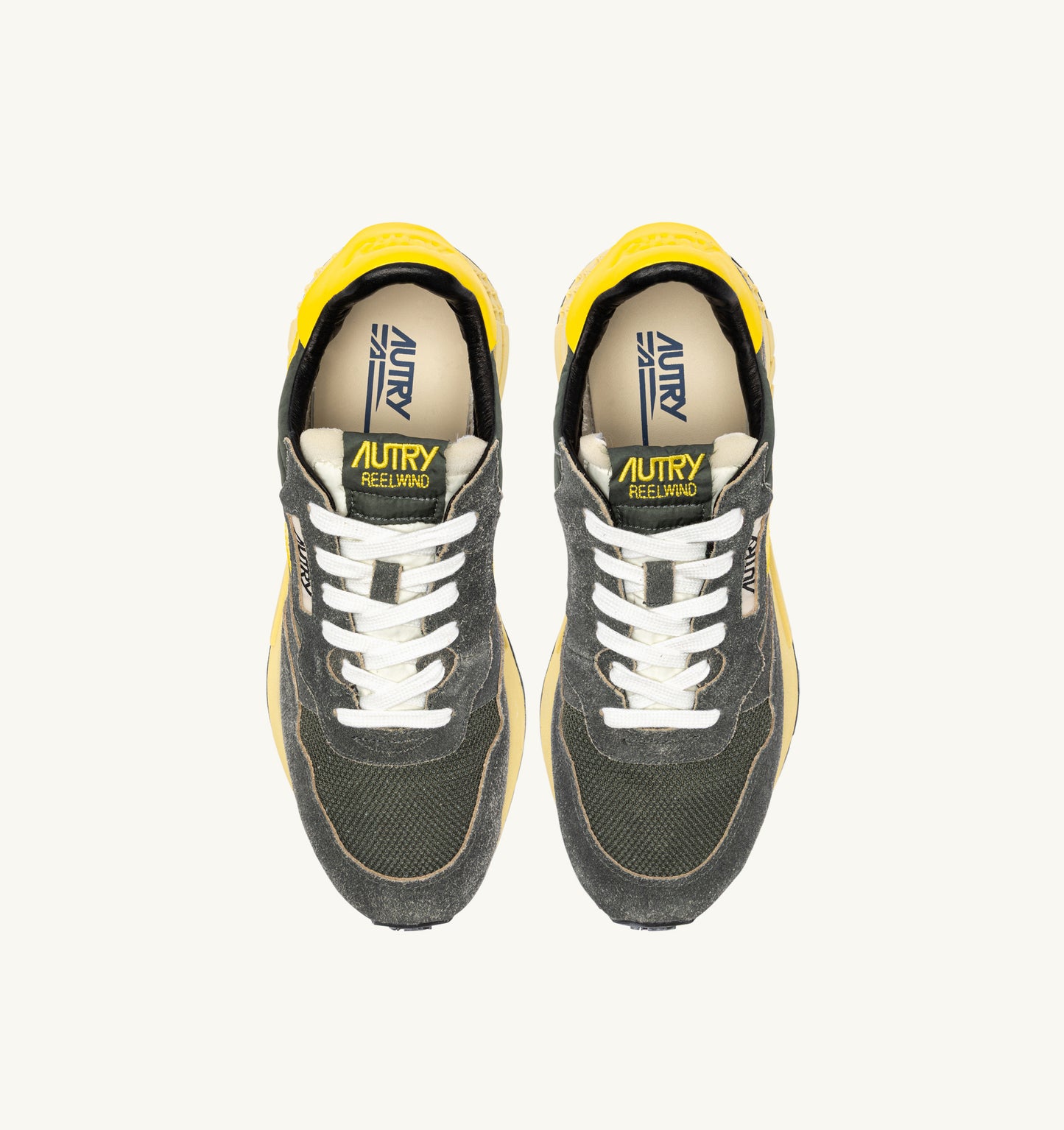 AUTRY REELWIND UOMO MILITARE/LIME
