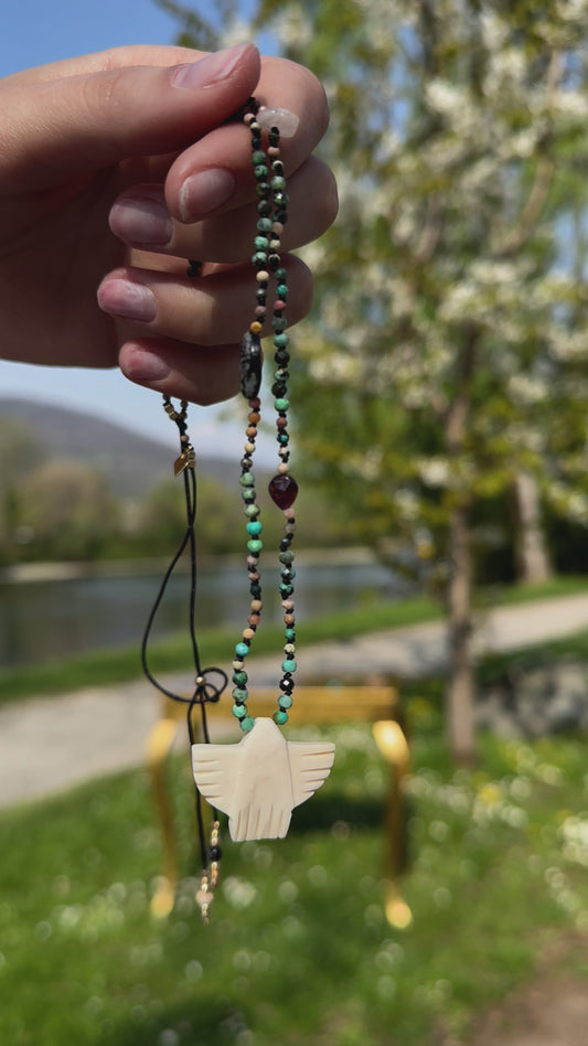 Collana Epure Bird Ivory